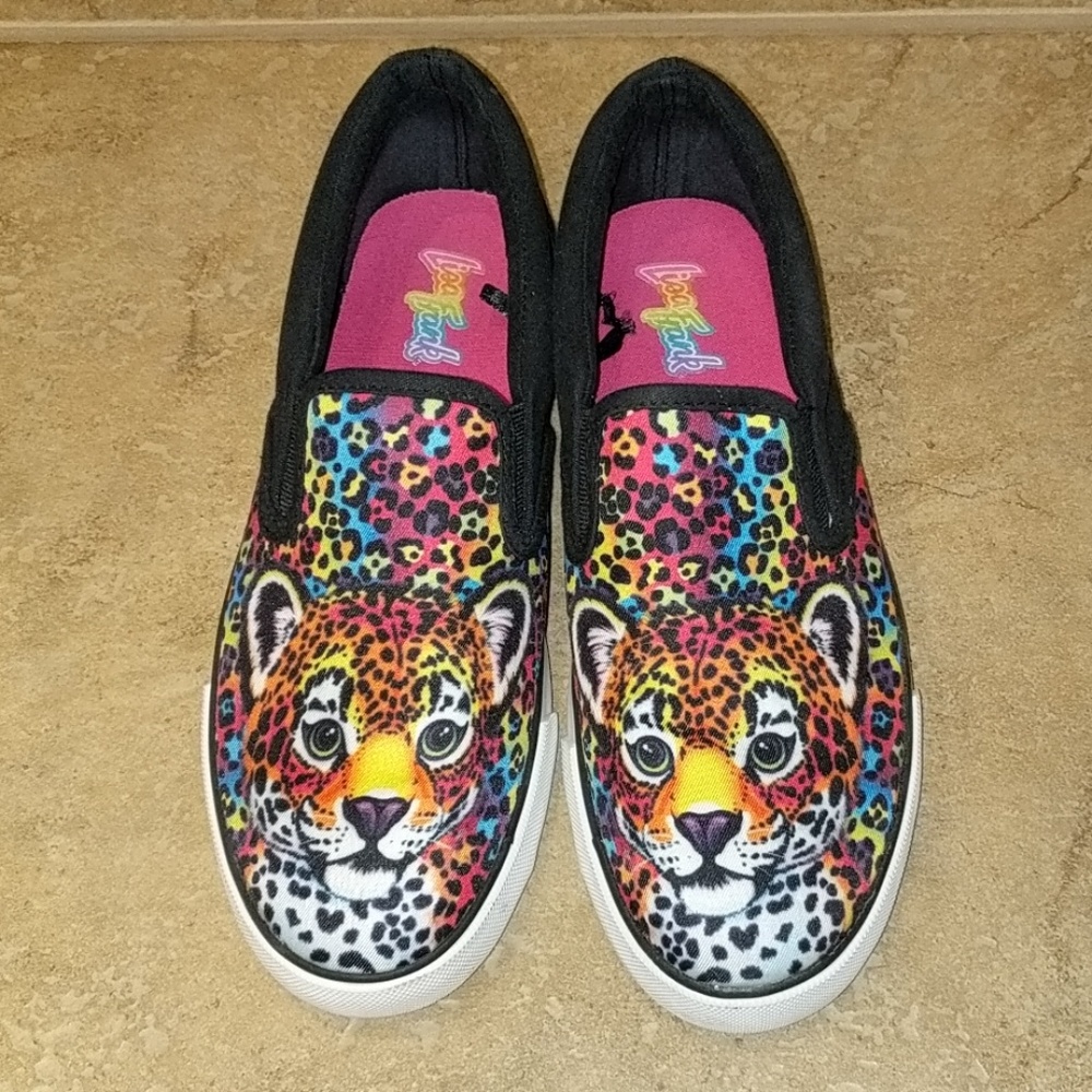 Lisa Frank vans style shoes rainbow